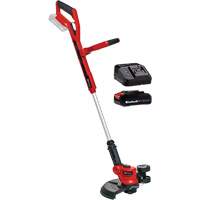 Cordless Telescopic String Trimmer with 2.5Ah Battery & Charger Starter Kit, 12", Battery Powered, 18 V Toolneeds Inc.