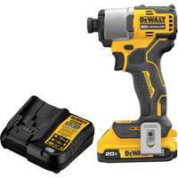 Ensemble de tournevis &agrave; chocs sans fil et sans balai, 1/4", 1700 lb-po Couple max., 20 V, Lithium-ion Toolneeds Inc.