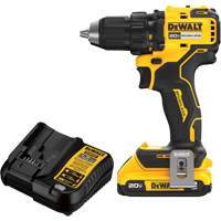 Ensemble de perceuse-visseuse sans fil et sans balai, Lithium-ion, 20 V, Mandrin 1/2" Toolneeds Inc.