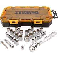 1/4" & 3/8" Drive Socket Set, 34 Pcs Toolneeds Inc.
