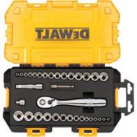 1/4" & 3/8" Drive Socket Set, 34 Pcs Toolneeds Inc.