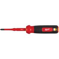 2-in-1 1000V Insulated Flip Shank Multi-Bit Screwdriver, 8-4/5" L, Cushion Grip Handle Toolneeds Inc.