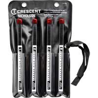 Jeu de 4 limes de restauration de filets?, Carr&eacute;e, 9" Toolneeds Inc.