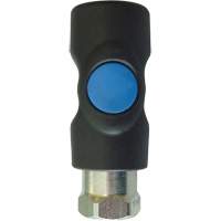TOPQUIK S1 Industrial Quick Coupler, Polyester Composite/Stainless Steel, 1/4", Female NPT, 174 PSI Toolneeds Inc.