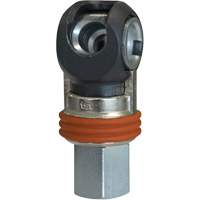 TOPQUIK SC Industrial Swing Quick Coupler, Nickel-Plated Steel, 3/8", Female NPT, 360 PSI Toolneeds Inc.