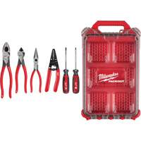 Ensemble de pinces &agrave; prise gain&eacute;e, pince &agrave; d&eacute;nuder et tournevis &agrave; prise coussin&eacute;e avec organisateur PACKOUT Toolneeds Inc.