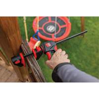 One-Hand Bar Trigger Clamps with 360° Rotating Handle Set, 12" (304.8 mm) Toolneeds Inc.