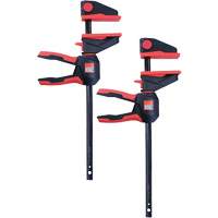 One-Hand Bar Trigger Clamps with 360° Rotating Handle Set, 12" (304.8 mm) Toolneeds Inc.