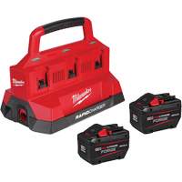 Ensemble de d&eacute;marrage M18 Forge avec 2 bloc-piles et chargeur rapide &agrave; six baies, Lithium-ion, 18 V, 12 Ah Toolneeds Inc.