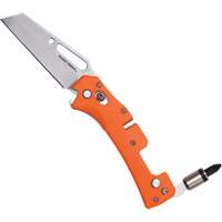 Electrician's Pocket Knife with Driver, 2-99/100" Blade, Stainless Steel Blade, Plastic Handle Toolneeds Inc.