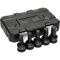 Metric Impact Bit Socket Set with Blow Mold Case, Hex, 3/4" Drive, 5 Pcs Toolneeds Inc.