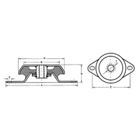 Amortisseurs de vibrations &agrave; coupelle Toolneeds Inc.