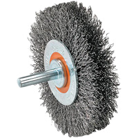 Mounted Wire Brush, 1-3/8" Dia., 0.008" Fill, 1-1/4" Arbor Toolneeds Inc.