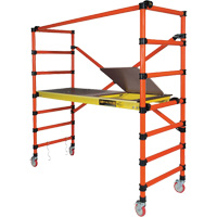 Mobile Work Scaffolding - Speedy Mobile Scaffolding, Fibreglass Frame, 79-1/2" D x 78" H Toolneeds Inc.