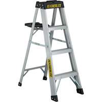 3400 Series Industrial Extra Heavy-Duty Step Ladder, 4', Aluminum, 300 lbs. Capacity, Type 1A Toolneeds Inc.