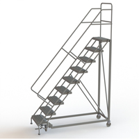 &eacute;chelles en angle de s&eacute;curit&eacute;, 9 marches, Stri&eacute;, Inclinaison 50°, Hauteur 90" Toolneeds Inc.