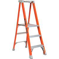 Industrial Heavy-Duty Pro Platform Stepladders (FXP1700 Series), 3', 300 lbs. Cap. Toolneeds Inc.