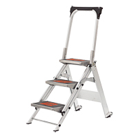 Safety Stepladder with Bar & Tray, 2.2', Aluminum, 300 lbs. Capacity, Type 1A Toolneeds Inc.
