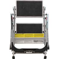 Tilt & Roll Step Stool Ladder, 2 Steps, 23" x 21" x 34.50" High Toolneeds Inc.