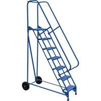 Roll-A-Fold Ladder, 7 Steps, Perforated, 70" High Toolneeds Inc.