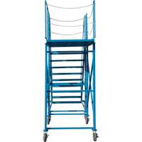 Snow Ladder, Steel, 10 Steps, 99" H, 85-1/2" D, 48" Step, Serrated Toolneeds Inc.