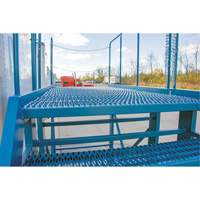 Snow Ladder, Steel, 10 Steps, 99" H, 85-1/2" D, 48" Step, Serrated Toolneeds Inc.