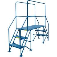 Crossover Ladder, 35-1/2" Overall Span, 31-1/2" H x 22" D, 22" Step Width Toolneeds Inc.