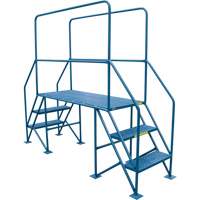 Crossover Ladder, 35-1/2" Overall Span, 31-1/2" H x 22" D, 22" Step Width Toolneeds Inc.