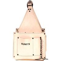 Porte-outils pour &eacute;lectricien et travaux d'entretien, Cuir, 17 pochettes, Beige Toolneeds Inc.