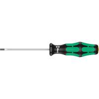Slotted Screwdriver, 3/32" Tip, Round, 5-11/16" L, Plastic Handle Toolneeds Inc.