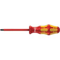 Insulated Square Plus Screwdriver, #2 Tip, Round, 8-1/16" L, Plastic Handle Toolneeds Inc.