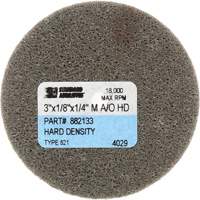 Standard Abrasives Unitized Wheel, 3" x 1/4", 1/4" Arbor, Fine Grit, Aluminum Oxide Toolneeds Inc.