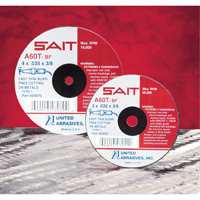 Cut-Off Wheel, 5" x 0.045", 7/8" Arbor, Type 27, Aluminum Oxide/Ceramic, 12200 RPM Toolneeds Inc.