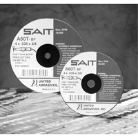 Cut-Off Wheel, 5" x 0.045", 7/8" Arbor, Type 27, Aluminum Oxide/Ceramic, 12200 RPM Toolneeds Inc.