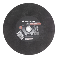 Meule &agrave; tronçonner rapide en acier inoxydable Portacut, 14" x 1/8", Arbre de 3/4", Type 1, Oxyde d'aluminium, 5400 Tr/min Toolneeds Inc.