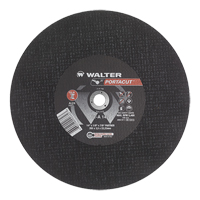 Meule &agrave; tronçonner rapide en acier inoxydable Portacut, 14" x 1/8", Arbre de 7/8", Type 1, Oxyde d'aluminium, 5400 Tr/min Toolneeds Inc.