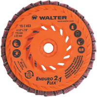 Enduro-Flex 2-in-1 Flap Disc, 4-1/2" x 5/8"-11, 80 Grit, Ceramic Toolneeds Inc.