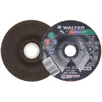 FLEXCUT Grinding Wheel, 5", 36 Grit, Aluminum Oxide, 7/8", 12200 RPM, Type 29 Toolneeds Inc.