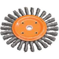 Knot-Twisted Wire Bench Wheel, 8" Dia., 0.0118" Fill, 5/8" Arbor, Steel Toolneeds Inc.