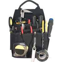 Porte-outils professionnels pour &eacute;lectricien, Porte-outil multiple, Polyester, 11 Poches Toolneeds Inc.
