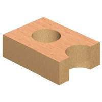 Forets pour trou de passage &agrave; pointes au carbure, Diam&egrave;tre de 2/5" Toolneeds Inc.