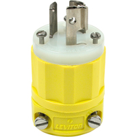 Prise mise &agrave; la terre verrouillable &agrave; deux bornes et trois fils, Nylon, 15 A, 250 V, L6-15P Toolneeds Inc.