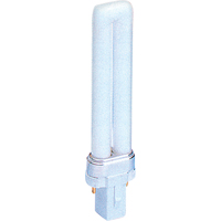 Compact Flourescent Lamps - Universal, S (T4), 13 W, 2700 K, GX23 Base, 10000 hrs. Toolneeds Inc.
