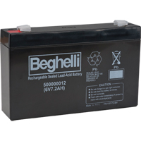 Sealed Lead Acid Batteries, 6 V, 7.2 Ah Toolneeds Inc.