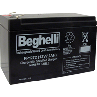 Sealed Lead Acid Batteries, 12 V, 7.2 Ah Toolneeds Inc.
