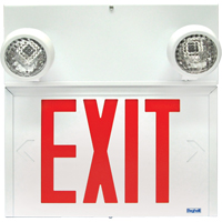 Stella Combination Signs - Exit, LED, Hardwired, 12-1/8" L x 12-1/2" W, English Toolneeds Inc.