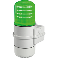 Streamline&reg; Modular Multifunctional LED Beacons, Continuous/Flashing/Rotating, Green Toolneeds Inc.