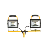 Twin-Head Work Light, LED, 40 W, 4800 Lumens, Aluminum Housing Toolneeds Inc.