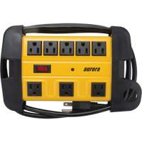 Workshop Surge Protector Power Strip, 8 Outlets, 1350 J, 1875 W, 6' Cord Toolneeds Inc.