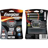 Vision HD+ Focus Headlamp, LED, 315 Lumens, 6 Hrs. Run Time, AAA Batteries Toolneeds Inc.